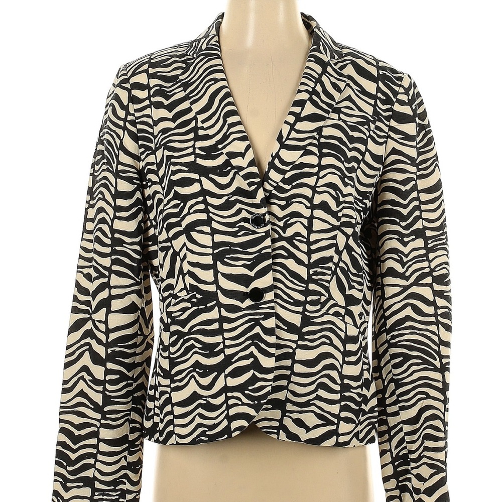 Calvin Klein Zebra Print Blazer